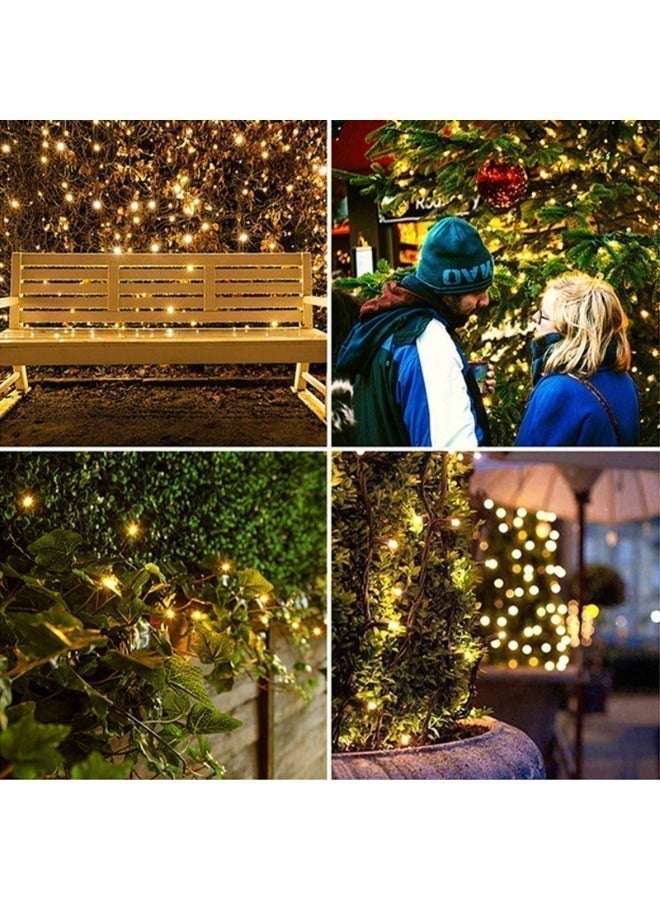 Led 100m LED String Lights (Two pieces x 50 meters) with plug extendable (600 LEDs) - Decorative Lighting for Ramadan, Eid, Christmas & Special Events - Image 5